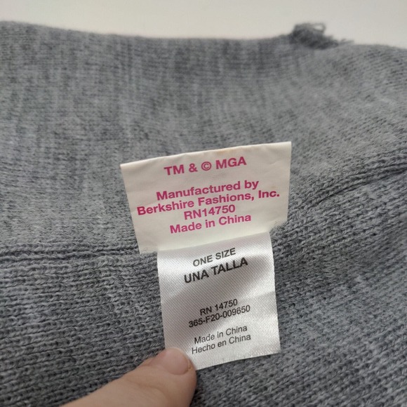 LOL Surprise Girl's Beanie Hat Cap Gray Embroidered Glamsquad Logo - Picture 9 of 10